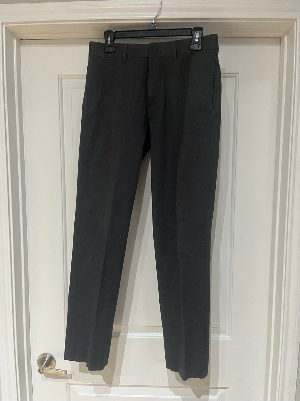Brooks Brothers Dark Grey Men's Dress Pants - Slim Straight